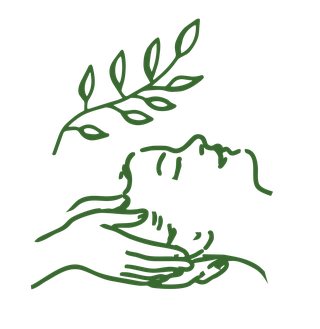 Kopf- und Blättersymbol